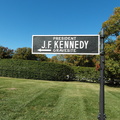 Sign pointing to J.F. Kennedy Burial Site.