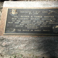Dedicated 1 May 1992 by the "Col" Reuben H. Tucker Chapter.