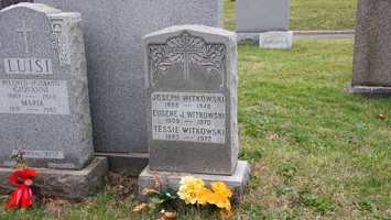 Joseph Witkowski 1888-1948. Eugene J. Witkowski 1909-1970. Tessie Witkowski 1889-1972.