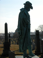 Civil War Veterans Memorial at Calvary Cemetery. Queens, NYC.