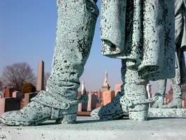 Civil War Veterans Memorial at Calvary Cemetery. Queens, NYC.