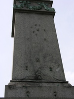 Civil War Veterans Memorial at Calvary Cemetery. Queens, NYC.