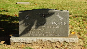 Tom "Gator" Swann. Proud Gay Veteran.