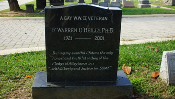 F. Warren O'Reilly, Ph. D. A Gay WW II Veteran.