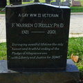 F. Warren O'Reilly, Ph. D. A Gay WW II Veteran.
