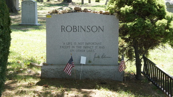 Jackie Robinson Burial Site. Cypress Hills Cemetery, Brooklyn/Queens