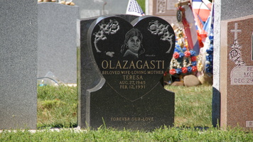 Olazagasti. Cypress Hills Cemetery, Brooklyn/Queens