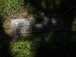 Julian B. Freyermuth, 1898 - 1958. Frances B. Freyermuth, 1899 - 1958.