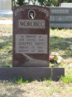 Joseph Saint Worobec, March 19, 1966 - August 14, 1984.