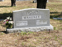 William Thomas Mahoney, 1918 - 1989. Elizabeth Ellzey Mahoney, 1920 -