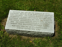 Governors Island - Remains of Seven Early North-American Born Colonists