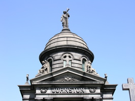 The Johnston Tomb at Calvary Cemetery