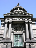 The Johnston Tomb at Calvary Cemetery