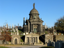 The Johnston Tomb at Calvary Cemetery