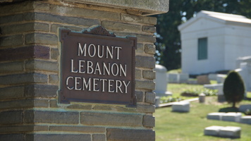 Mount Lebanon Cemetery Entrance