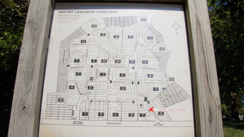 Mount Lebanon Cemetery Map
