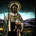 Masoleum Stained Glass at New Calvary Cemetery, Queens, NYC