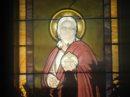 Masoleum Stained Glass at New Calvary Cemetery, Queens, NYC