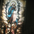 Masoleum Stained Glass at New Calvary Cemetery, Queens, NYC