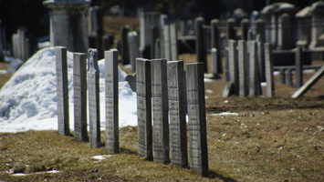 North Burial Ground. Providence, Rhode Island. March, 2013.