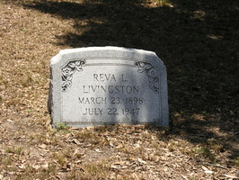 Reva L. Livingston. March 23, 1898 - July 22, 1947.