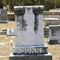 John T. Dunn. Apr. 8, 1847 - Mar. 4, 1917. Mary Dunn, Dec. ??, 1853 - Mar. 4, 1935