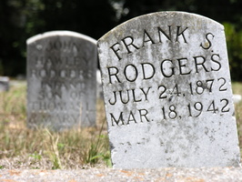 Frank S. Rodgers. July 24, 1872 - Mar. 18, 1942.