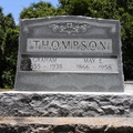 Graham Thompson, 1855 - 1938. May E. Thompson, 1866 - 1958.