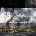 Hazel C. Nelson, Beloved Wife of Frank J. Isaac. 1894 - 1924.