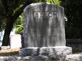Lula M. Beech, 1862 - 1946. Thomas W. Beech. 1856 - 1924.