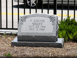 F. Louise Maley. Oct. 25, 1916 - Dec. 3, 1981.