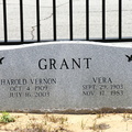 Harold Vernon Grant. Oct. 4, 1909 - July 16, 2003. Vera Grant. Sept. 29, 1903 - Nov. 17, 1983.