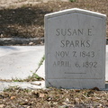 Susan E. Sparks. Nov. 7, 1843 - April 6, 1892.