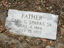 Carl G. Sparks Sr., July 4, 1884 - July 15, 1955.