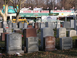 Hand Car Wash Outside St. John Cemetery