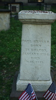 Paul Revere at the Granary Burying Ground Boston