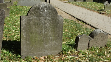 William Fleet at the Granary Burying Ground in Boston