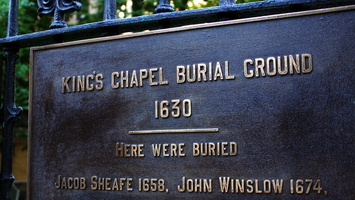 King's Chapel Burial Ground in Boston