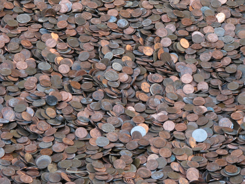 100,000,000 Pennies at Rockefeller Center