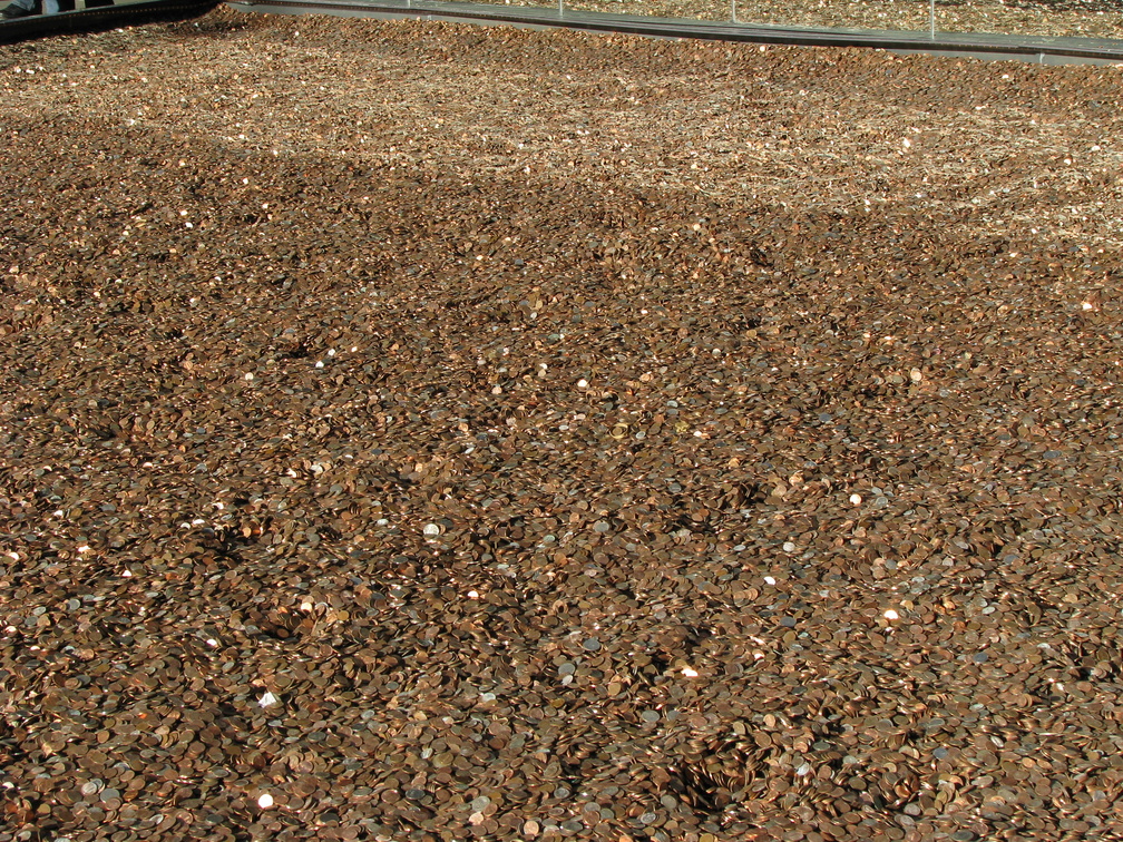 100,000,000 Pennies at Rockefeller Center