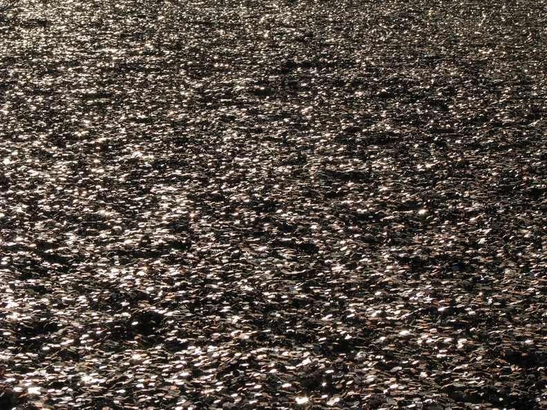 100,000,000 Pennies at Rockefeller Center