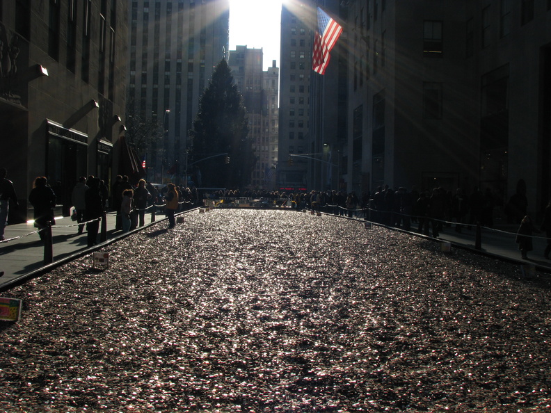 100,000,000 Pennies at Rockefeller Center