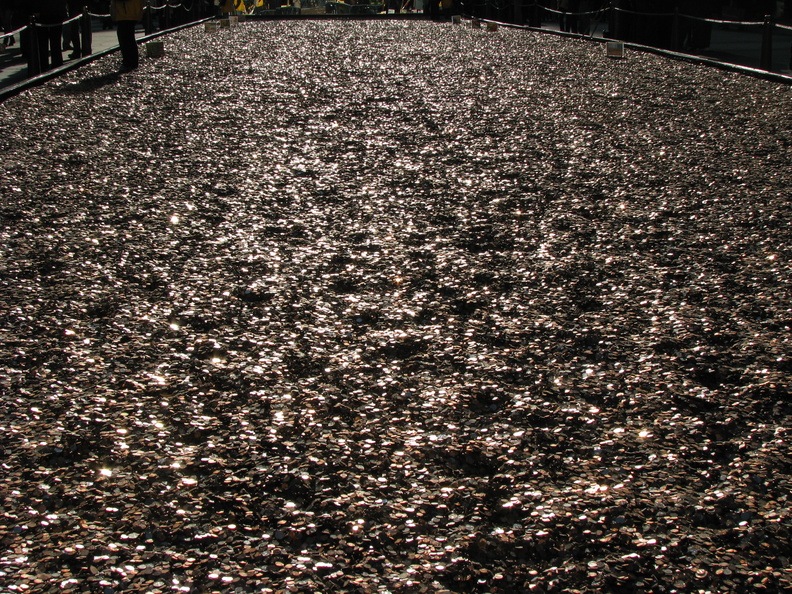 100,000,000 Pennies at Rockefeller Center