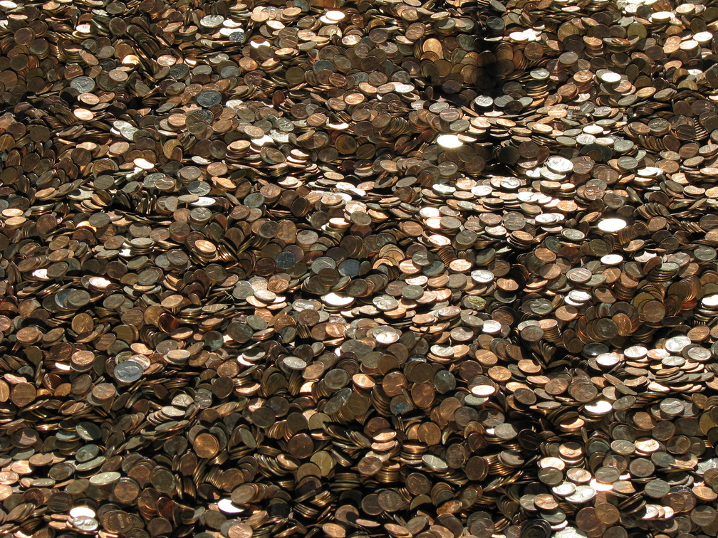 100,000,000 Pennies at Rockefeller Center