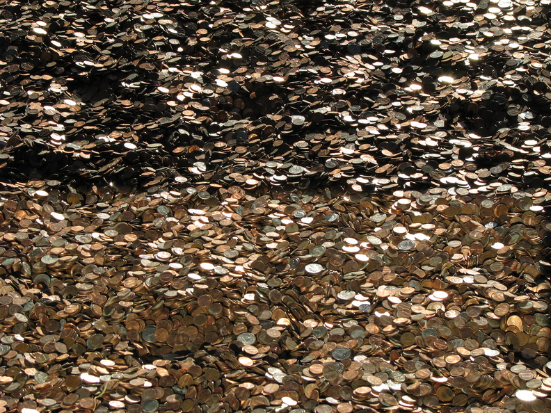 100,000,000 Pennies at Rockefeller Center