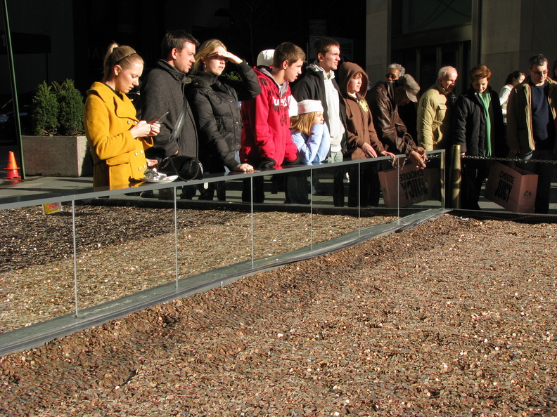 100,000,000 Pennies at Rockefeller Center