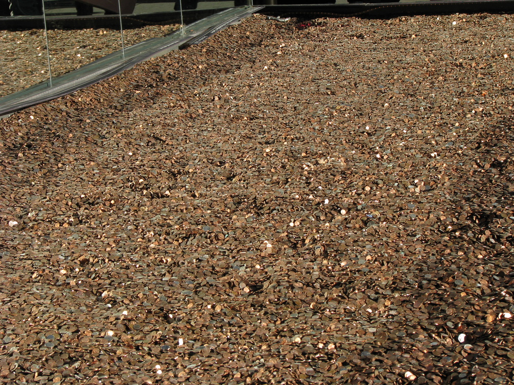 100,000,000 Pennies at Rockefeller Center