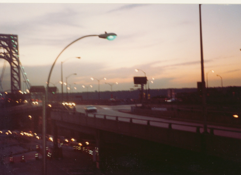 View toward the George Washington Bridge from 9 Cabrini, Washington Heights