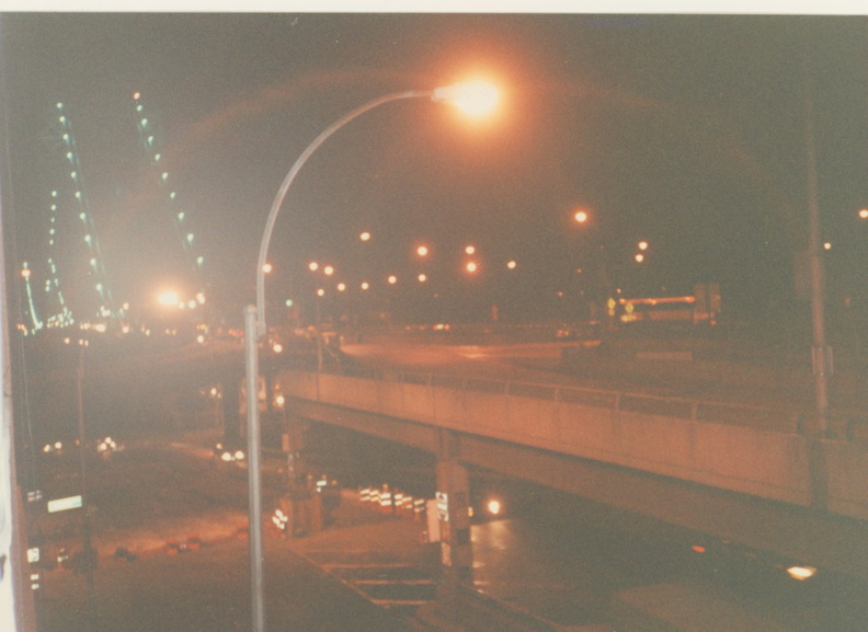 View toward the George Washington Bridge from 9 Cabrini, Washington Heights