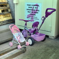 Toy Baby Carriage left for the Breast Cancer Action Coaliition